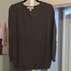 Michael Kors Charcoal Knit Top